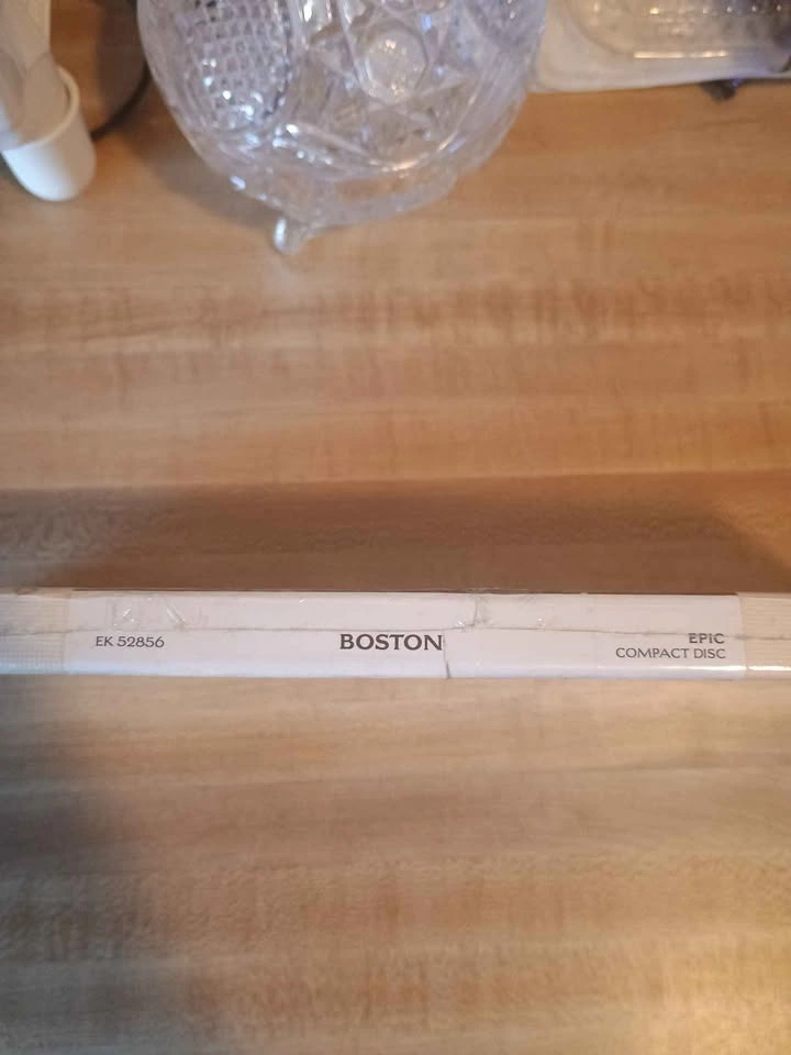 Boston Self Titled CD 24k Gold Longbox SEALED Promo Sony - photo 5