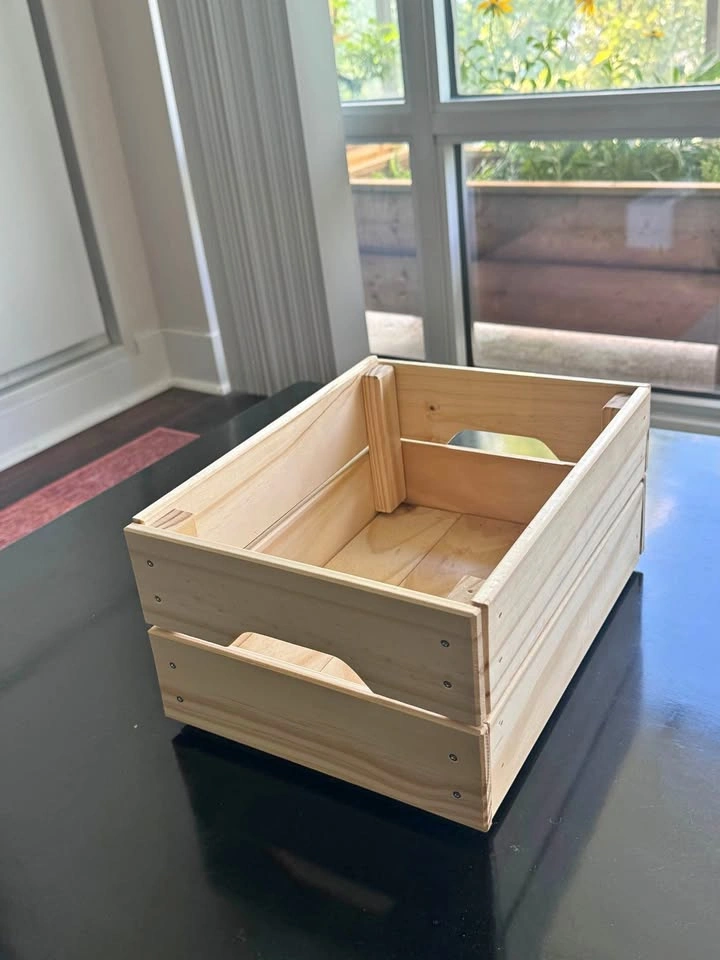 IKEA pine box