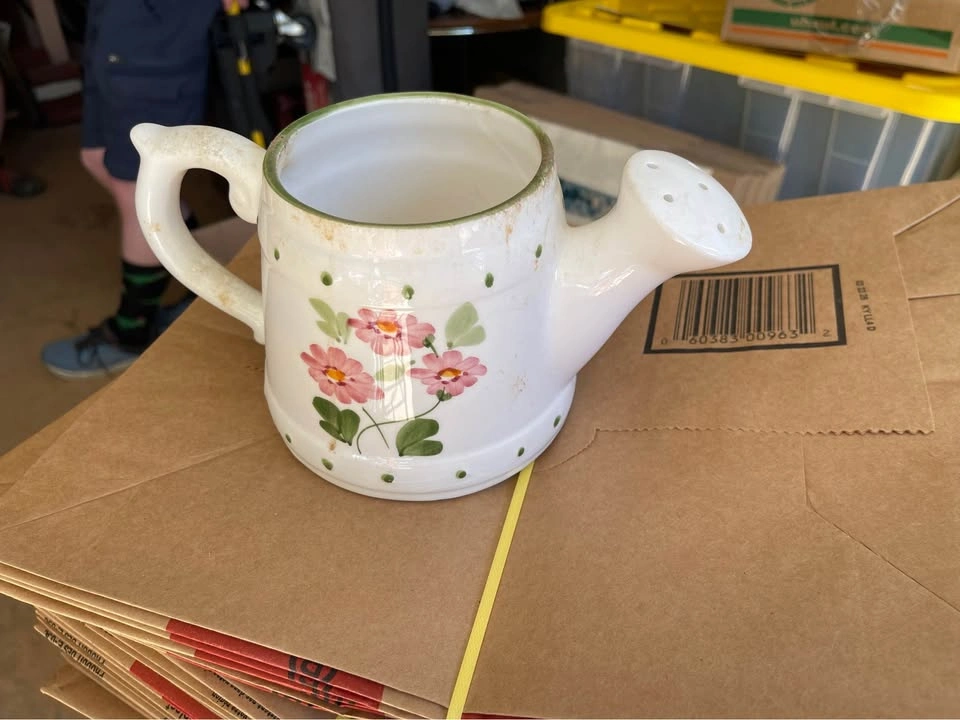 Cute watering can - ceramic - photo 4