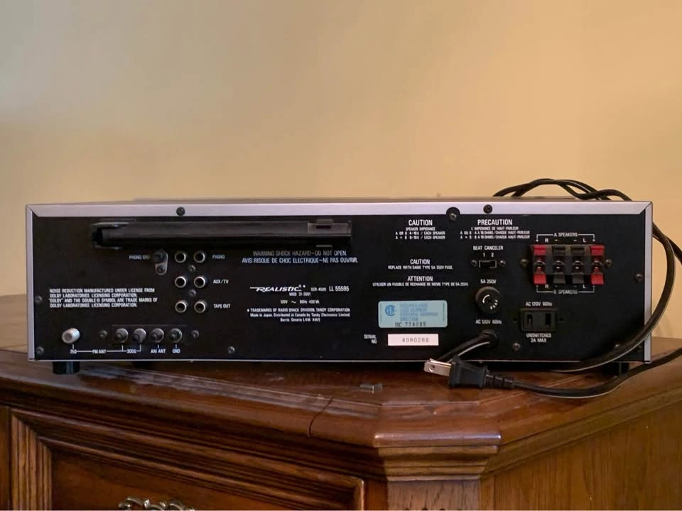 Realistic SCR-4500 Digital synth AM/FM stereo cassette receiver - photo 2