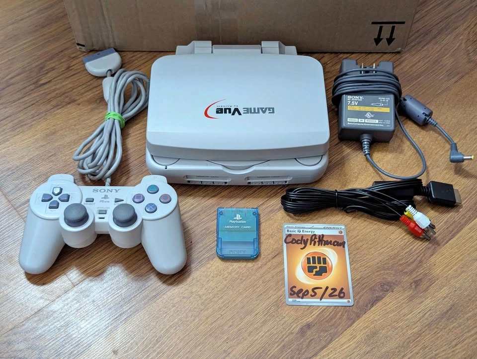 Sony PSone with LCD Screen & Memory Card