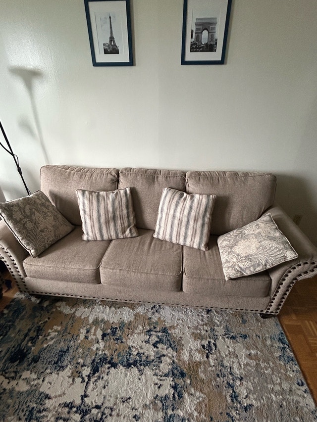 MOVING SALE – BEAUTIFUL SOFA & LOVESEAT SET – $700