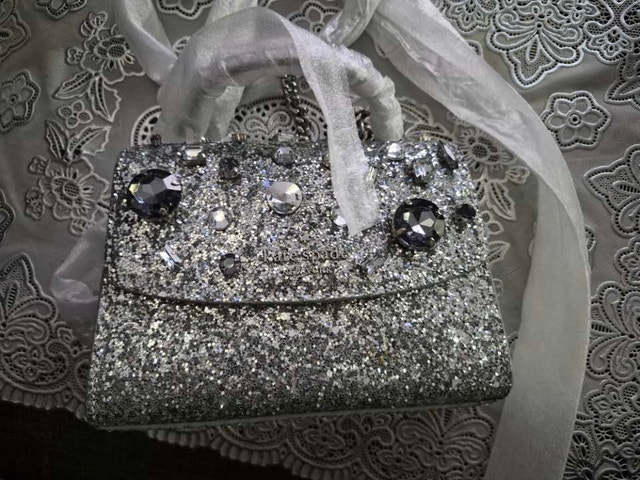 Kate Spade Darcy Tinsel Jeweled Micro Satchel – BRAND NEW