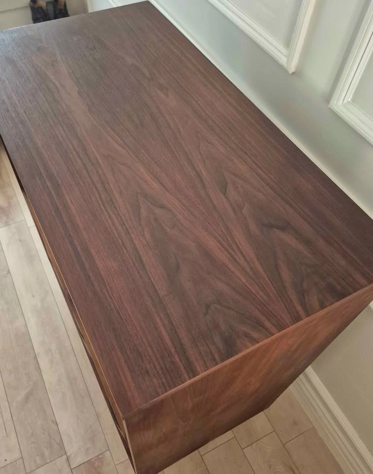 Sculptural Mid-Century Modern Walnut Highboy - photo 4