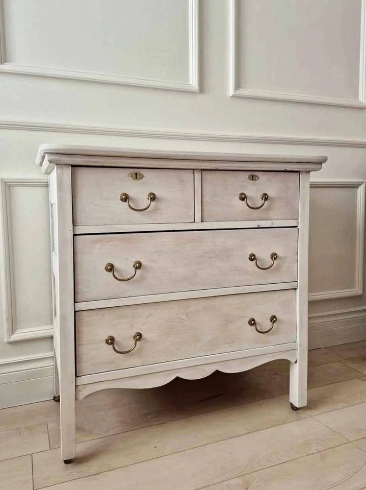 Gustavian Antique Maple Dresser — Swedish Gustavian Restoration