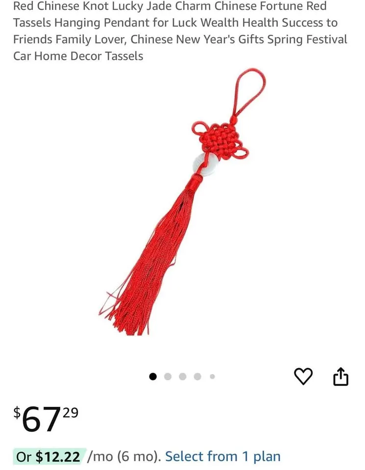 Feng Shui Car Pendant,Dangling Ornaments Vehicle Accessory image indicator(3)