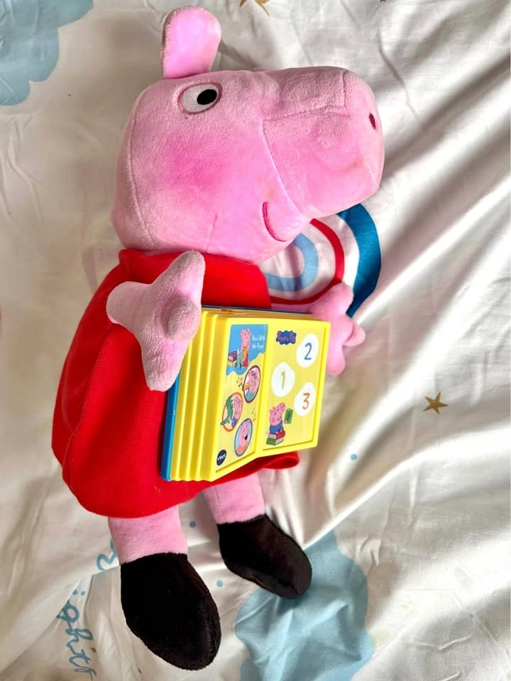 Vtech Peppa Pig Read With Me Interactive Plush Toy