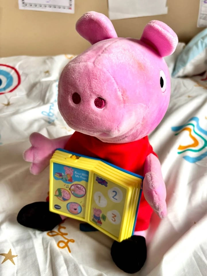 Vtech Peppa Pig Read With Me Interactive Plush Toy - photo 2