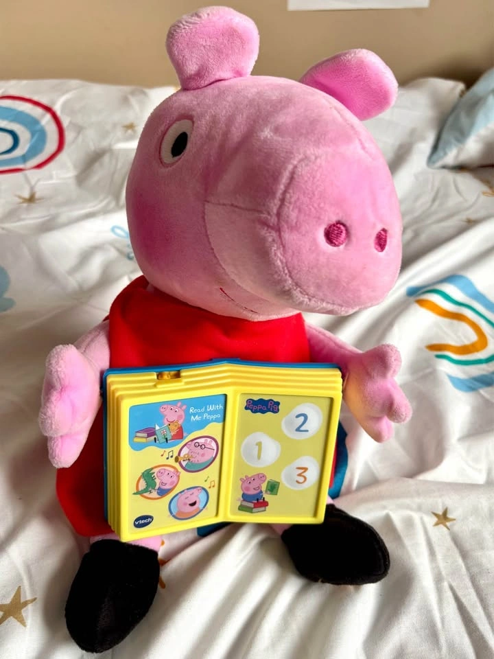 Vtech Peppa Pig Read With Me Interactive Plush Toy - photo 3