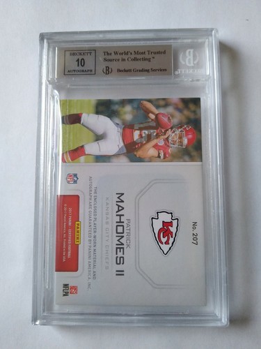 2017 Certified Patrick Mahomes Jersey Rookie Auto - photo 2