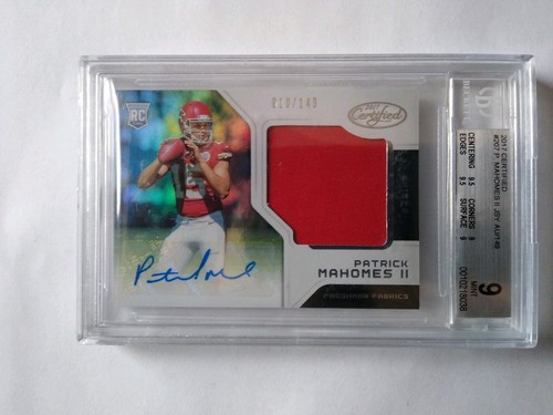 2017 Certified Patrick Mahomes Jersey Rookie Auto - photo 3