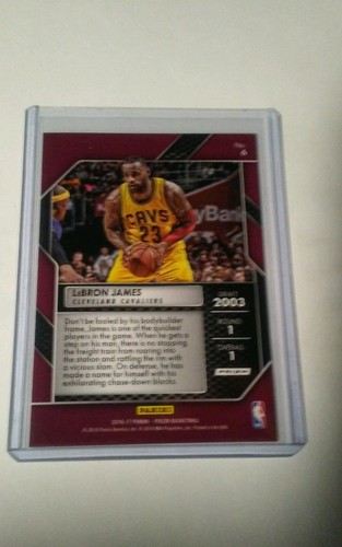 Panini Prizm First Step Lebron James - photo 2