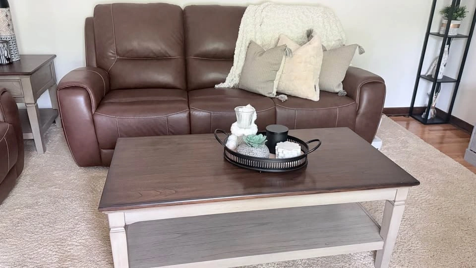 Power Reclining Leather Sofa & Loveseat Set – Tepperman’s - photo 2
