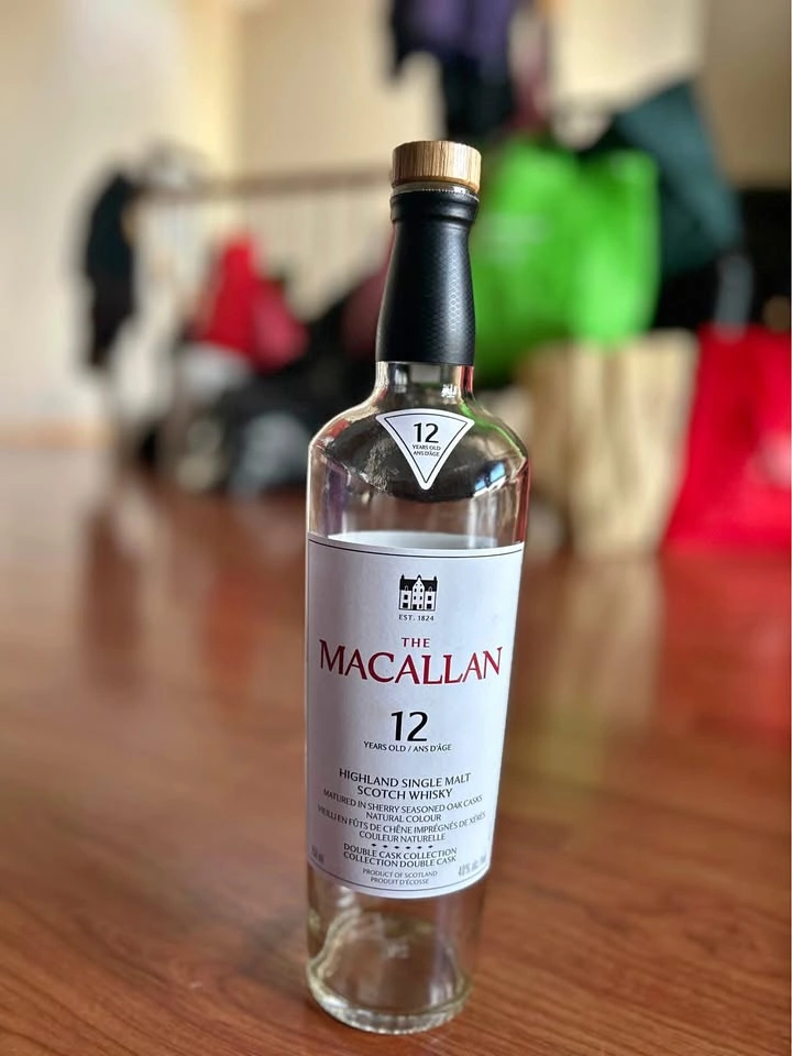 The Macallan 12 Year Old Double Cask Empty Bottle
