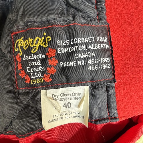 Vintage 1989-90 Pergis Edmonton Canadians Bantam AAA Jacket - photo 4