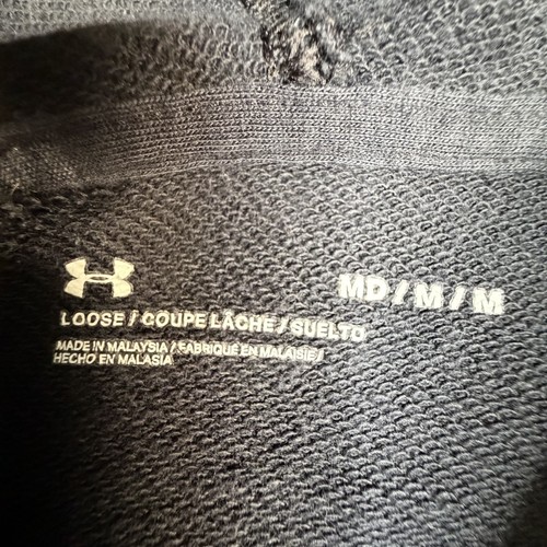 Under Armour Men's M Black Full Zip Hoodie Athletic Training - photo 4