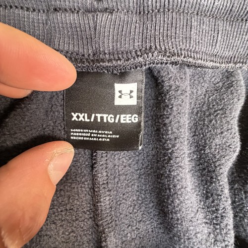 Under Armour Men's XXL Black Fleece Shorts Big Logo - photo 4