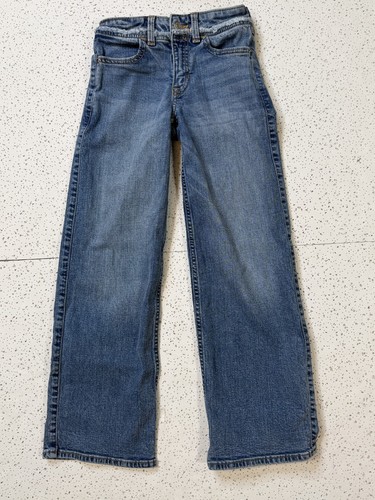 Abercrombie Kids Girls 7/8 High Rise Wide Leg Jeans 22x22.5