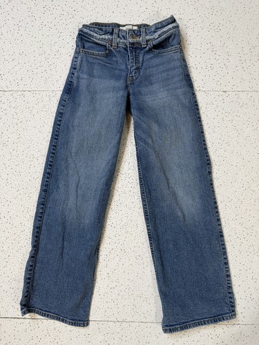 Abercrombie Kids Girls 7/8 High Rise Wide Leg Jeans 22x22.5 - photo 2