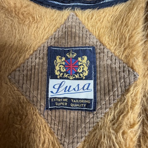 Lusa Men's XL Coffee Brown Corduroy Sherpa Lined Vintage Coat - photo 5