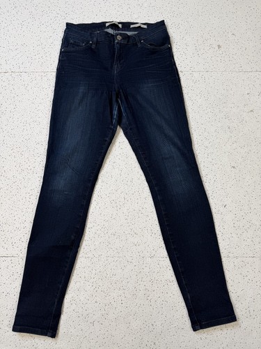 Guess Power Curvy Mid Jeans Women's W29 Dark Wash Skinny Stretch