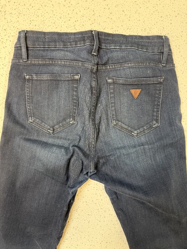 Guess Power Curvy Mid Jeans Women's W29 Dark Wash Skinny Stretch - photo 3