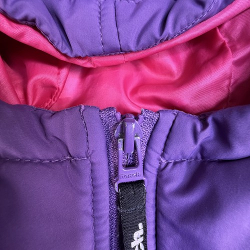 Bench Girls Youth 13/14 Purple Puffer Jacket Hooded Quilted - photo 5