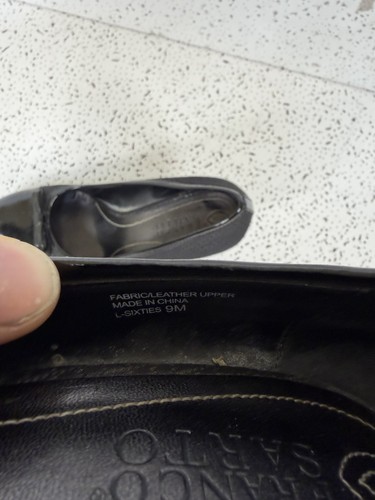Franco Sarto L-Sixties Women's 9M Black Bow Kitten Heel Pumps - photo 5