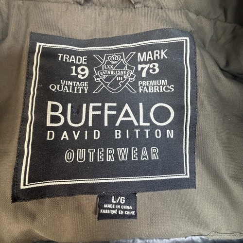 Buffalo David Bitton Men's L Olive Green Insulated Winter Parka - photo 5