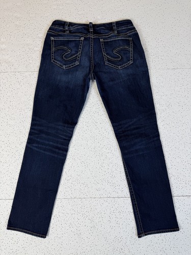 Silver Jeans Co Suki Straight Jeans Womens 32x32 Dark Wash - photo 2