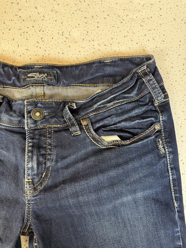 Silver Jeans Co Suki Straight Jeans Womens 32x32 Dark Wash - photo 4