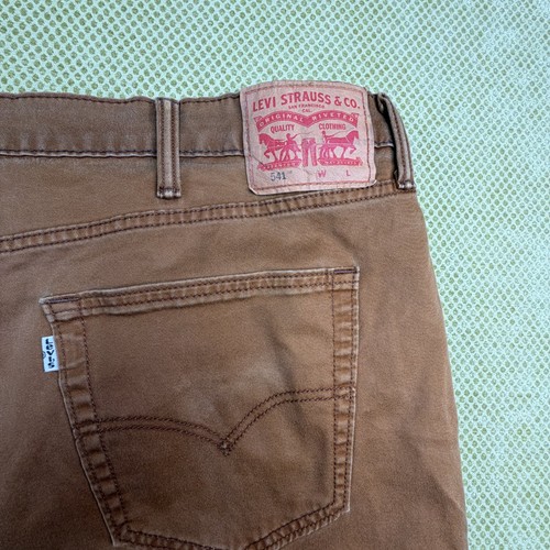 Levi's 541 Jeans Men's 48x32 Brown Stretch Denim - photo 4