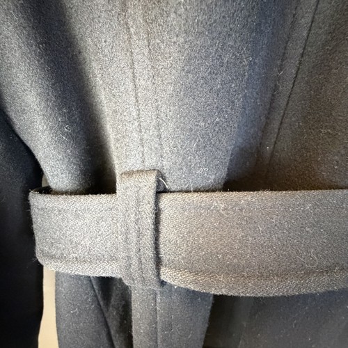 Le Château Women's L Black Wool Blend Belted Double Breasted Coa - photo 4