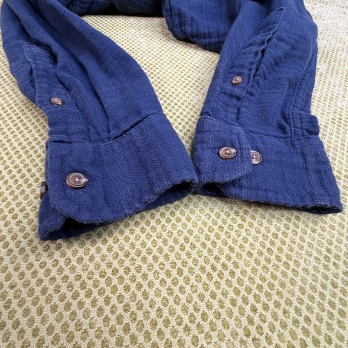 Banana Republic Men's M Navy Corduroy Overshirt Plaid Lined - photo 4