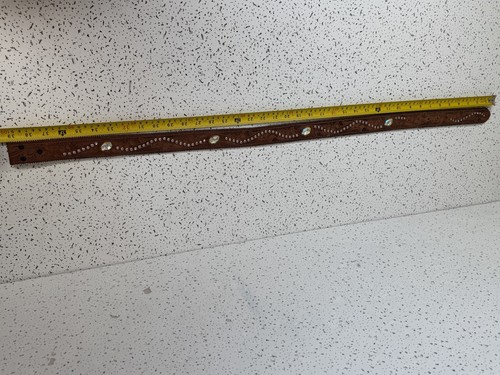 Wrangler Tough Enough Pink Western Leather Rhinestone Belt L - photo 5