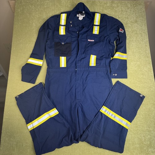 Apparel Solutions Nomex IIIA FR Coveralls Men's L Tall Blue