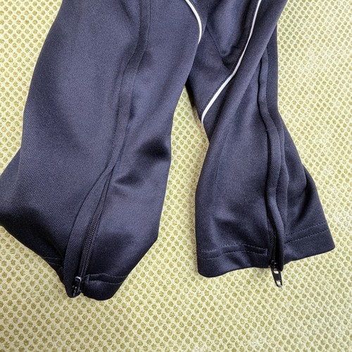 Adidas Men's Medium Aeroready Black White 3-Stripe Track Pants - photo 5