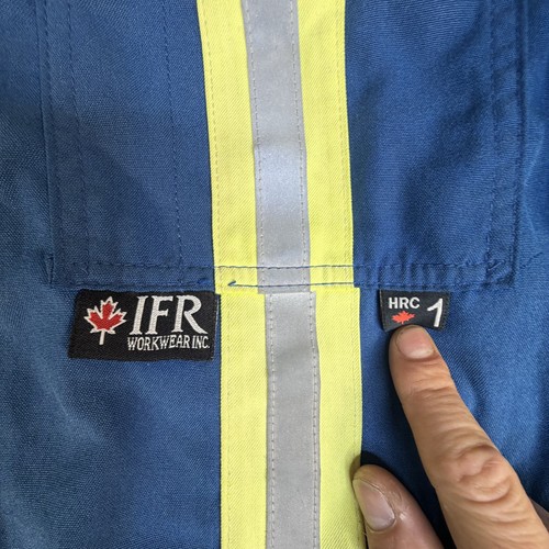 IFR Workwear Nomex FR Coveralls Men's 2XL Tall Blue Reflective - photo 5