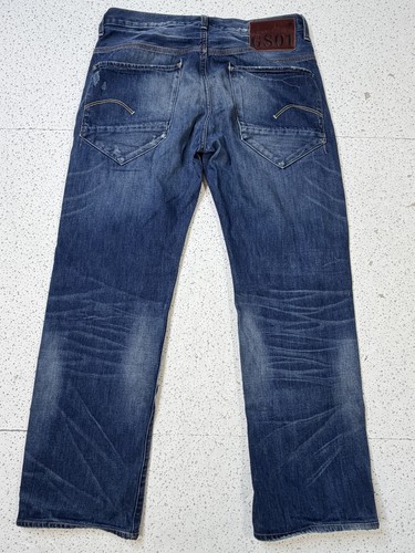 G-Star Raw Men's Jeans 34x34 Medium Wash Straight-to-Bootcut - photo 2