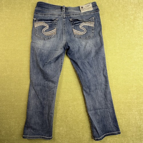 Silver Jeans Co Suki Mid Capri Women's W29 L22.5 Blue Jeans - photo 2