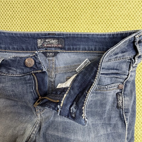 Silver Jeans Co Suki Mid Capri Women's W29 L22.5 Blue Jeans - photo 4