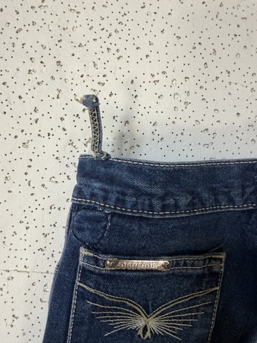 Vintage Jordache Girls High Rise Straight Leg Jeans Blue Raw Hem - photo 4