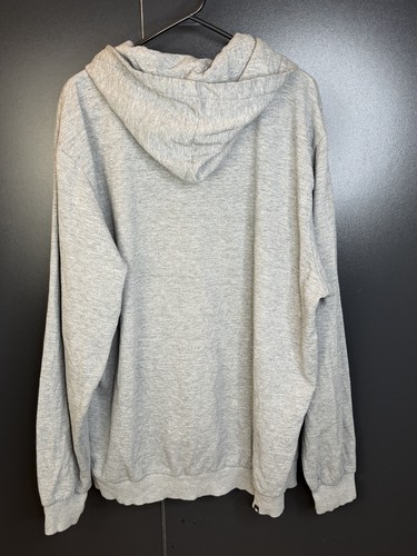 Y2K DC Shoes Men's XXL Grey Logo Pullover Hoodie Missing Drawstr - photo 2