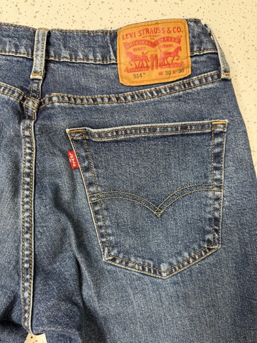 Levi's 514 Straight Jeans Men's 30x30 Medium Wash - photo 3