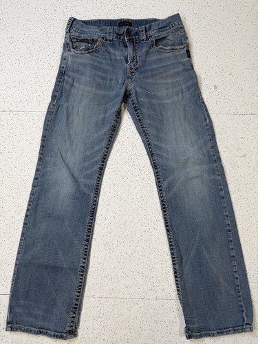 Silver Jeans Co Zac Men's Jeans W32 L34 Light Wash