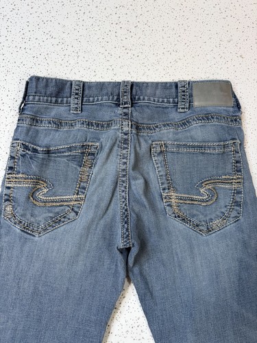 Silver Jeans Co Zac Men's Jeans W32 L34 Light Wash - photo 3