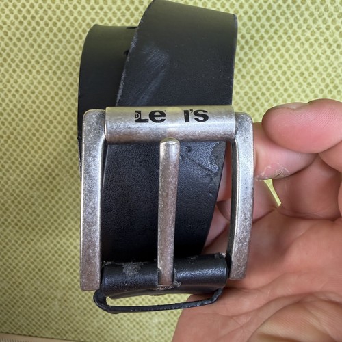 Levi's Men's Black Synthetic Leather Belt Size 34 85 - photo 3