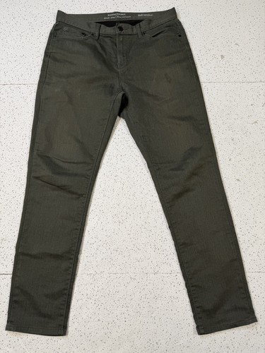 Banana Republic Travel Jean Men's 32x32 Olive Athletic Fit
