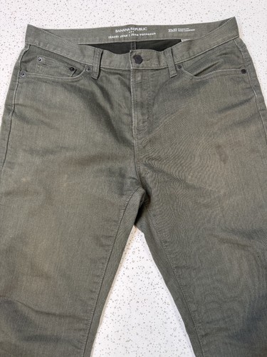 Banana Republic Travel Jean Men's 32x32 Olive Athletic Fit - photo 3