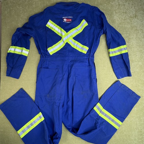Arctic Wear Men's Royal Blue Reflective Work Coveralls XL 2XL - photo 2
